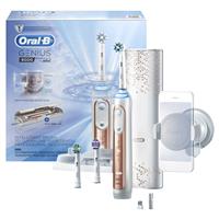 oral b genius series 9000 rose gold power electric toothbrush