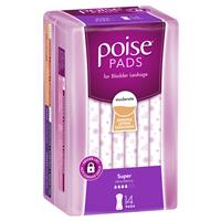 poise pads super 14