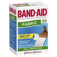 band-aid adhesive fabric strips 50 pack