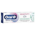 oral b toothpaste sensitivity & gum extra fresh breath 90g