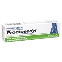 proctosedyl ointment 15g