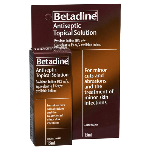 betadine antiseptic topical solution 15ml