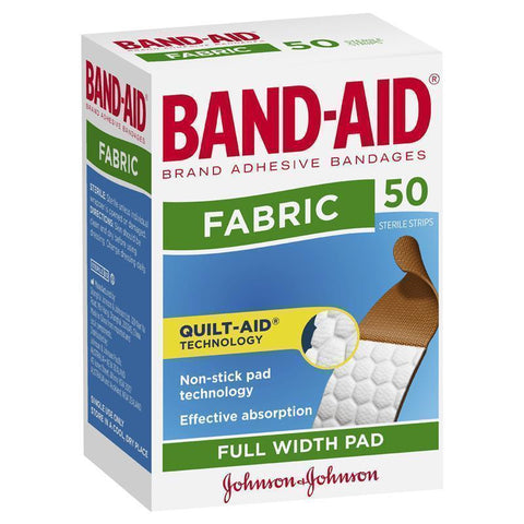 Band-Aid Fabric Strips 50 Pack