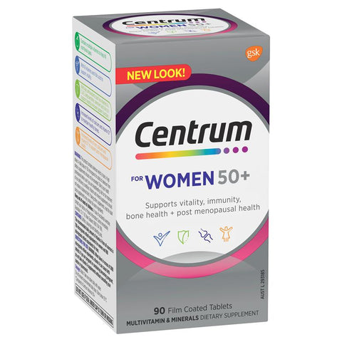 centrum for women 50+ 90 tablets