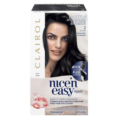 clairol nice & easy repair 2 black