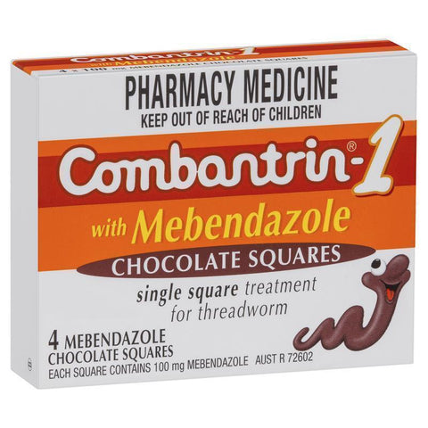 Combantrin-1 Choc Squares 4 Pack