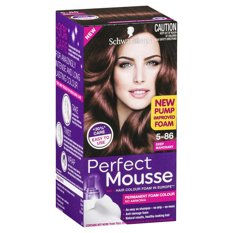 schwarzkopf perfect mousse 5-86 deep mahogany