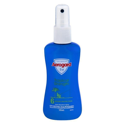 aerogard tropical strength insect repellant 135ml pump