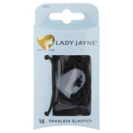 lady jayne 2280b elastic snagless black 18 pack