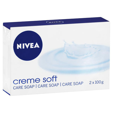 nivea crème soft soap 100g twin pack