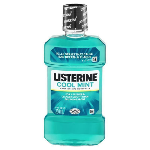 listerine mouthwash cool mint 250ml