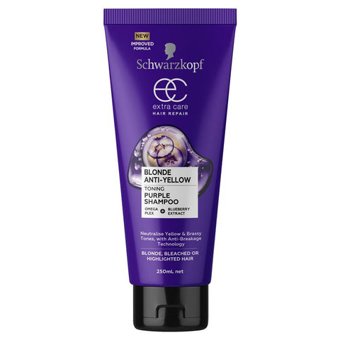 schwarzkopf extra careschwarzkopf extra care shampoo blonde purple250mL
