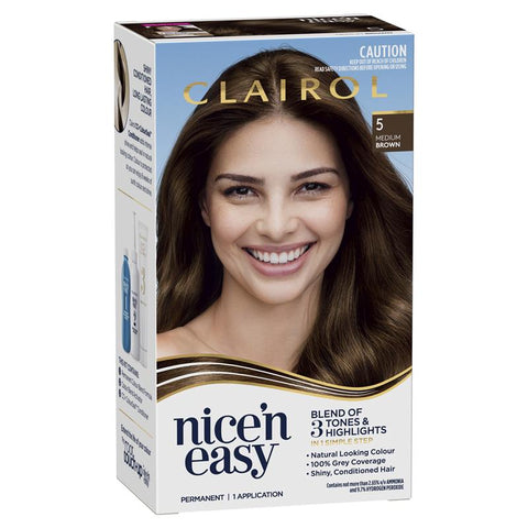 clairol nice & easy 5 medium brown