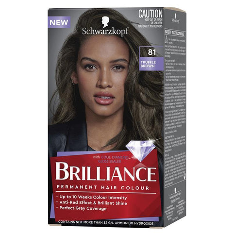 Schwarzkopf Brilliance Cool Browns Hair Colour 81 Truffle Brown
