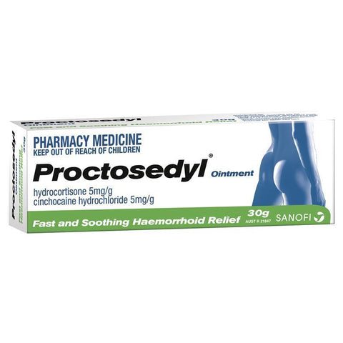 proctosedyl ointment 30g