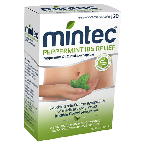 mintec peppermint ibs relief 20's