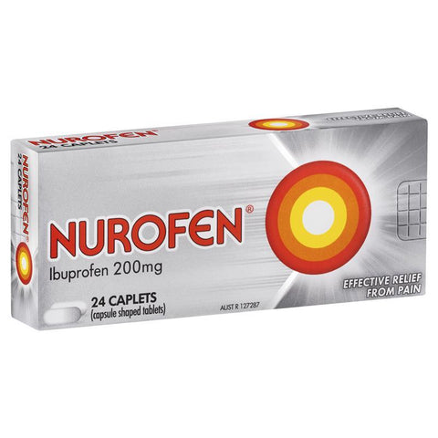 nurofen ibuprofen pain & inflammation 24 caplets