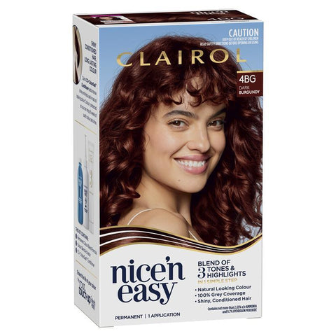 clairol nice & easy 4bg burgundy