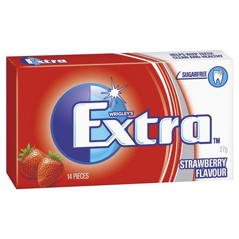 extra envelope strawberry gum 27g