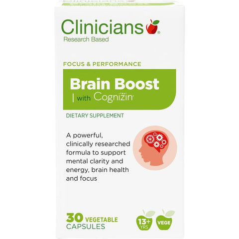 Clinicians Brain Boost With Cognizin Vcaps 30