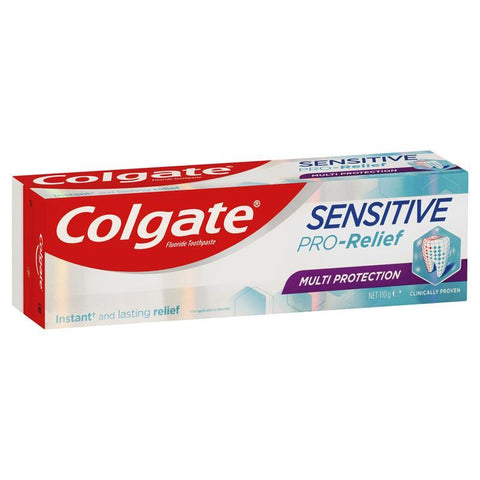 colgate sensitive pro-relief multi protection sensitive teeth pain toothpaste 110g