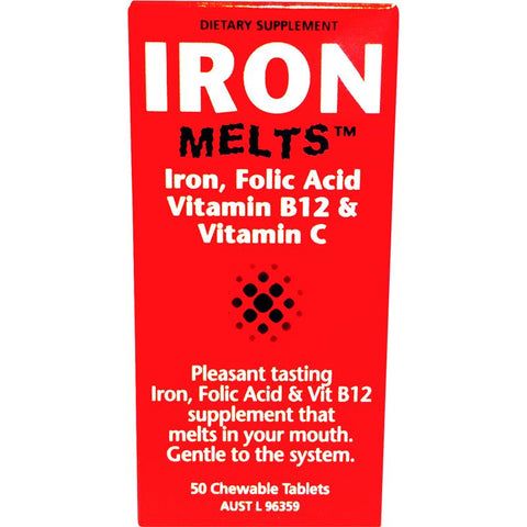 iron melts 50 chewable tablets