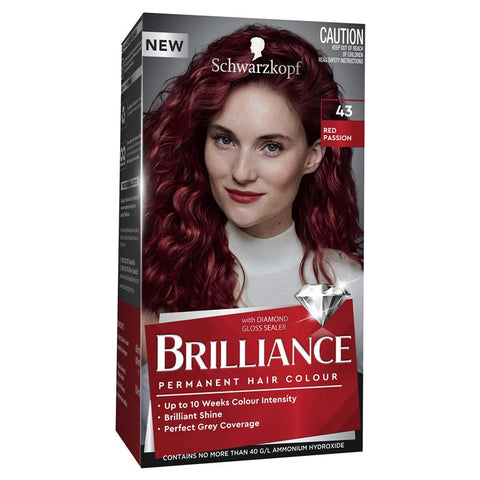 schwarzkopf brillianceschwarzkopf brilliance hair colour 43 red passion1pack