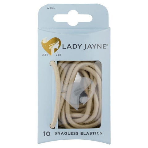 lady jayne 2281bl elastics snagless blonde 10 pack