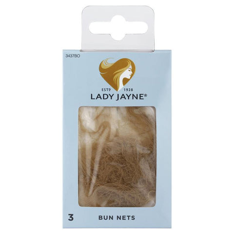 lady jayne 3437bo bun net blonde 3 pack