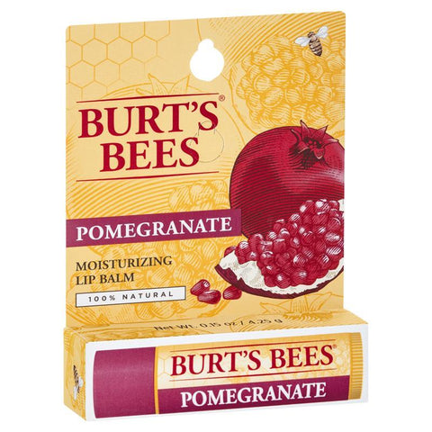 burts bees replenishing lip balm with pomegranate 4.25g