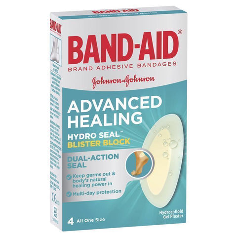 band-aid advanced healing hydro seal blister block 4 pack