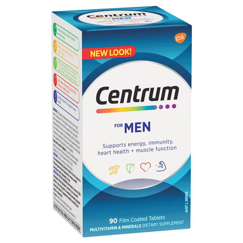 centrum for men 90 tablets