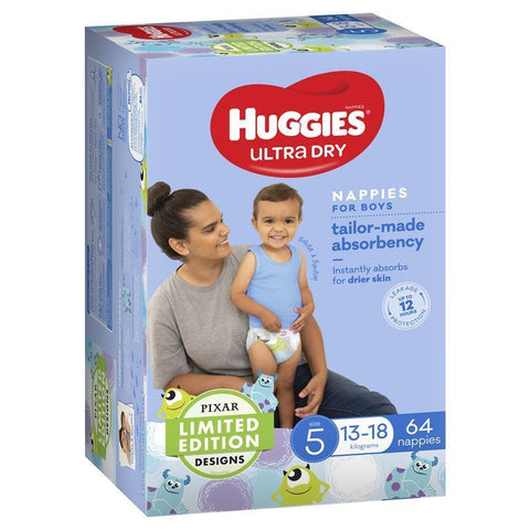 huggies jumbo walker boy 64 pack