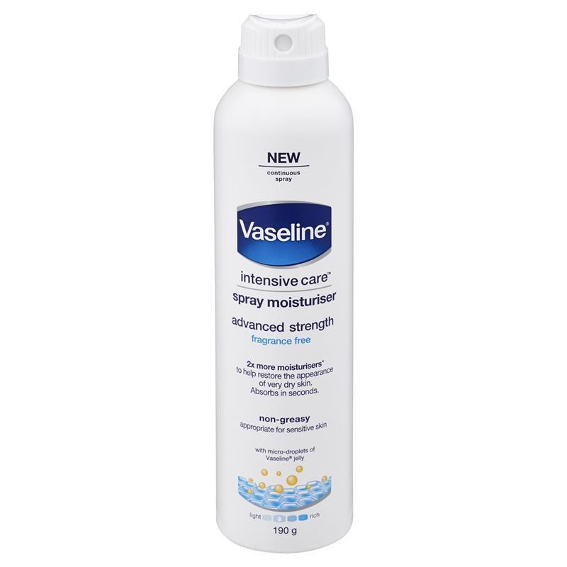 Vaseline Intensive Care Moisturiser Spray Advance Strength Fragrance F vaseline-intensive-care-moisturiser-spray-advance-strength-fragrance-f