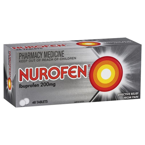 nurofen ibuprofen pain & inflammation 48 tablets