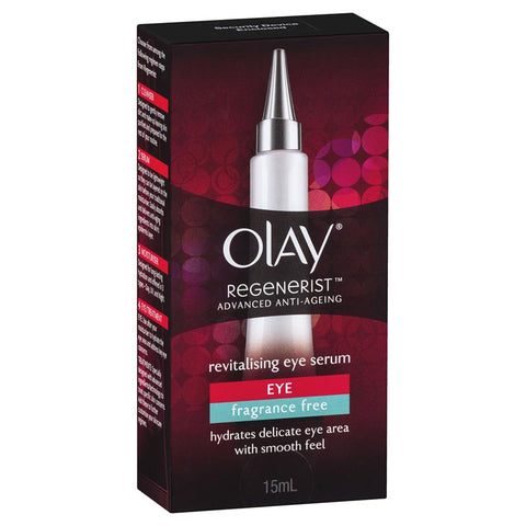 olay regenerist advanced anti-ageing eye serum fragrance free 15ml