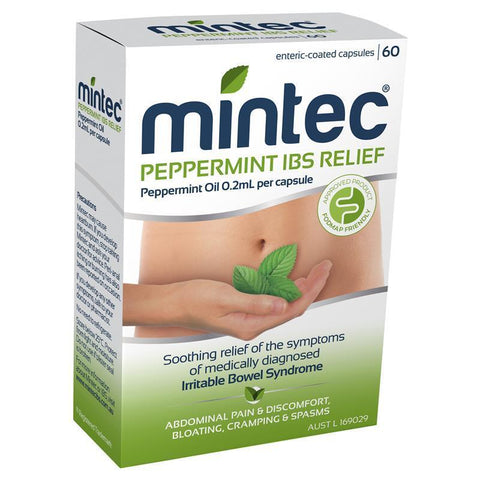 Mintec Peppermint IBS Relief 60's Capsules