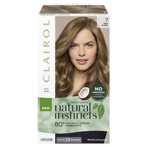 clairol natural instincts 7 dark blonde