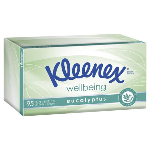 kleenex facial tissues eucalyptus 95 pack