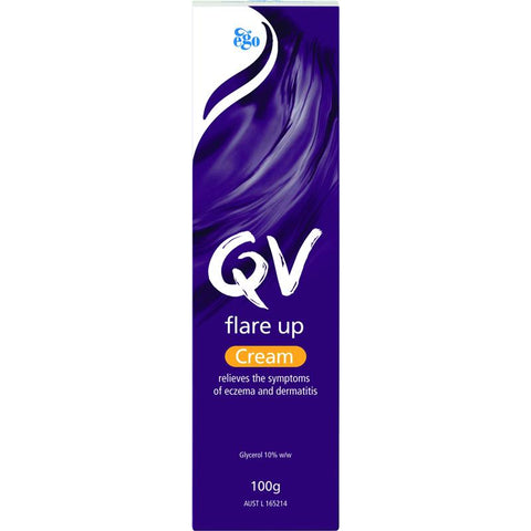 qv flare up cream 100g eczema prone