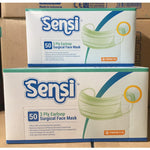 Sensi 3-Ply Face Surgical Masks (50 masks)
