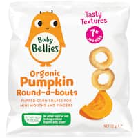 baby bellies organic baby snacks pumpkin round-a-bouts 12g