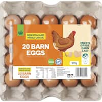 countdown eggs 20pk barn mixed grade