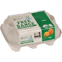countdown free range eggs half dozen size 6 6pk