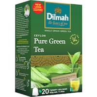 dilmah ceylon green tea bags pure 30g 20pk