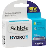 schick hydro 5 razor blades  4pk