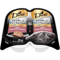 dine perfect portions wet cat food cuts in gravy gourmet salmon 75g