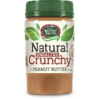 mother earth peanut butter crunchy no added salt 380g