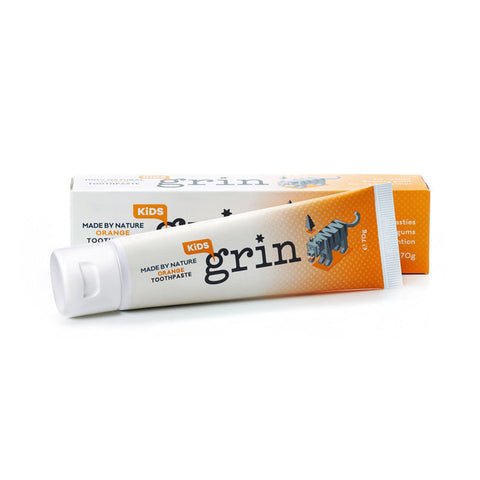 Grin 100% Natural Kids Toothpaste Orange 70g