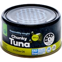 countdown tuna chunks in olive oil 185g